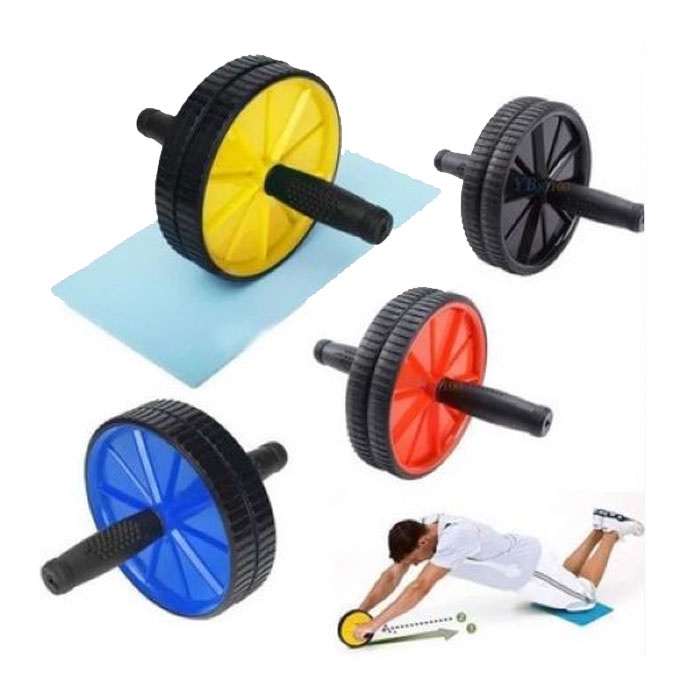 Abdominal Wheel Double ABS Roller Fitness Gym