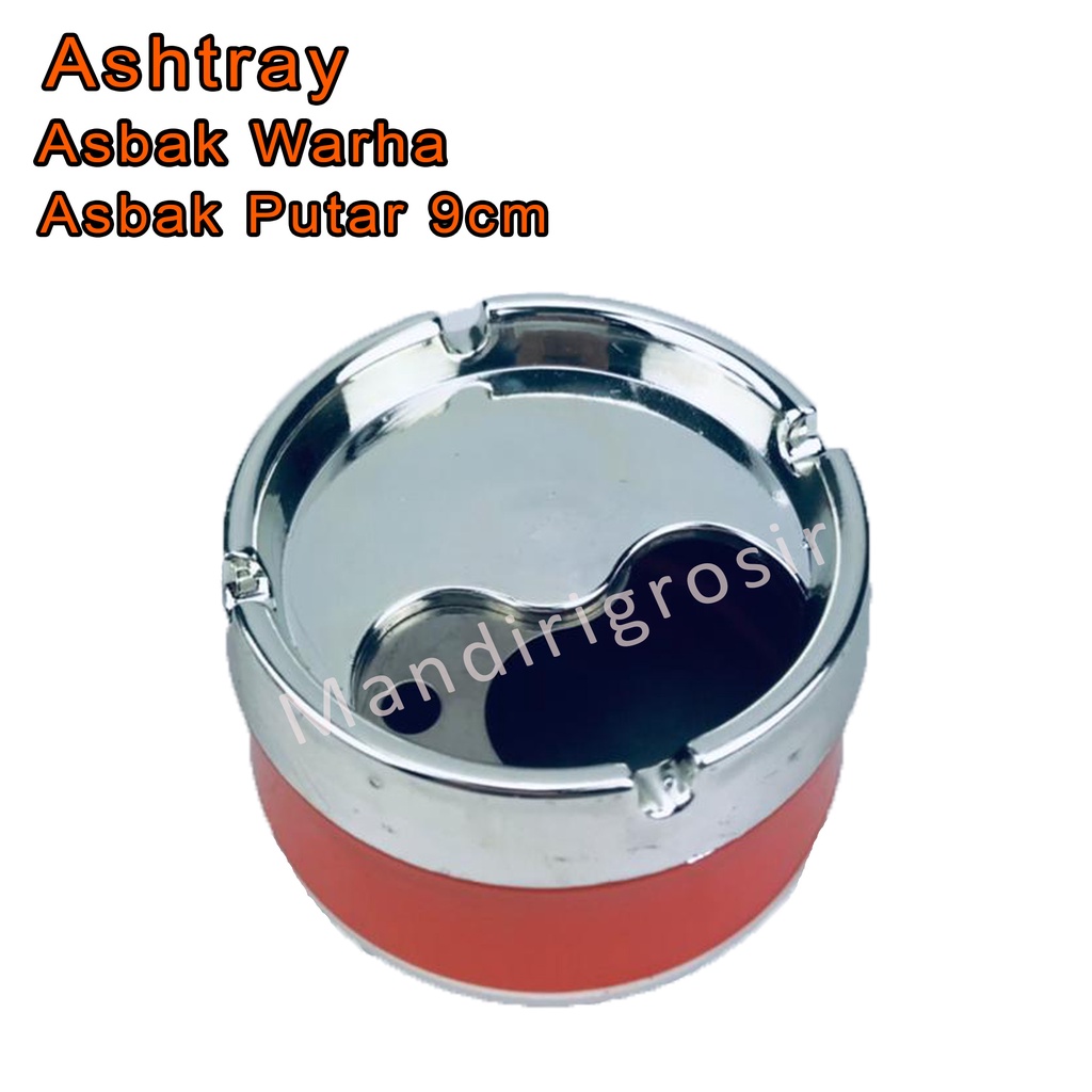 Asbak Warha* Ashtray* Asbak Putar* 9cm