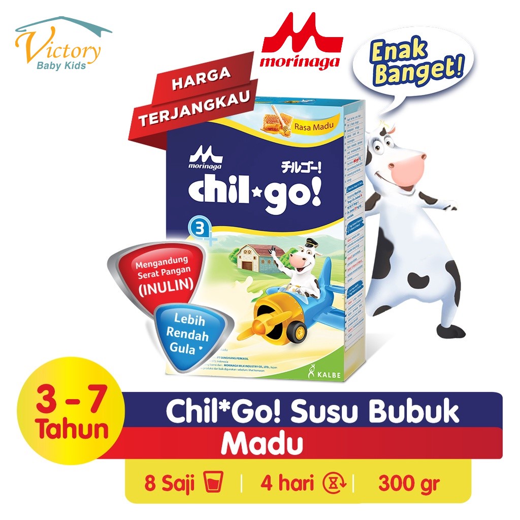 

Morinaga Chilgo Powder 3+ Madu 300g Susu Bubuk dukung Tumbuh Kembang Anak