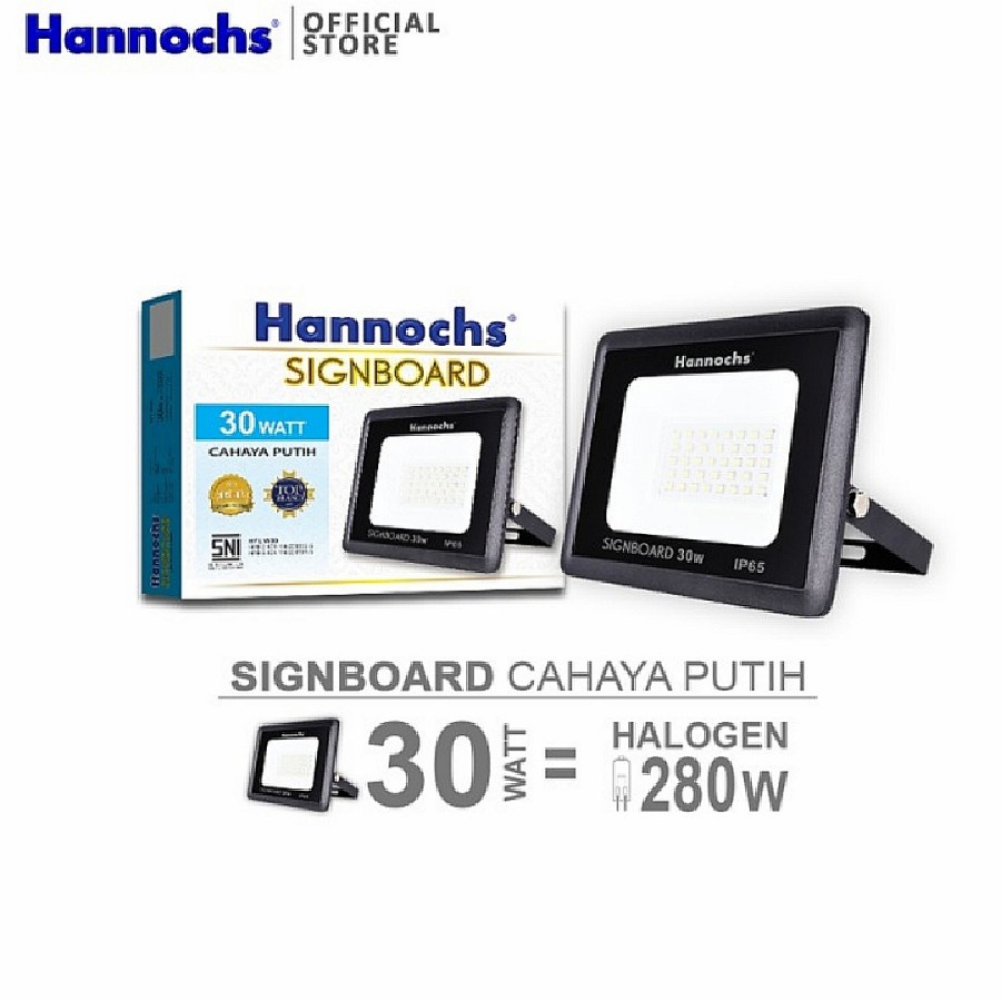 Hannochs Flood light Signboard LED 20 - 200 Watt Putih / CDL