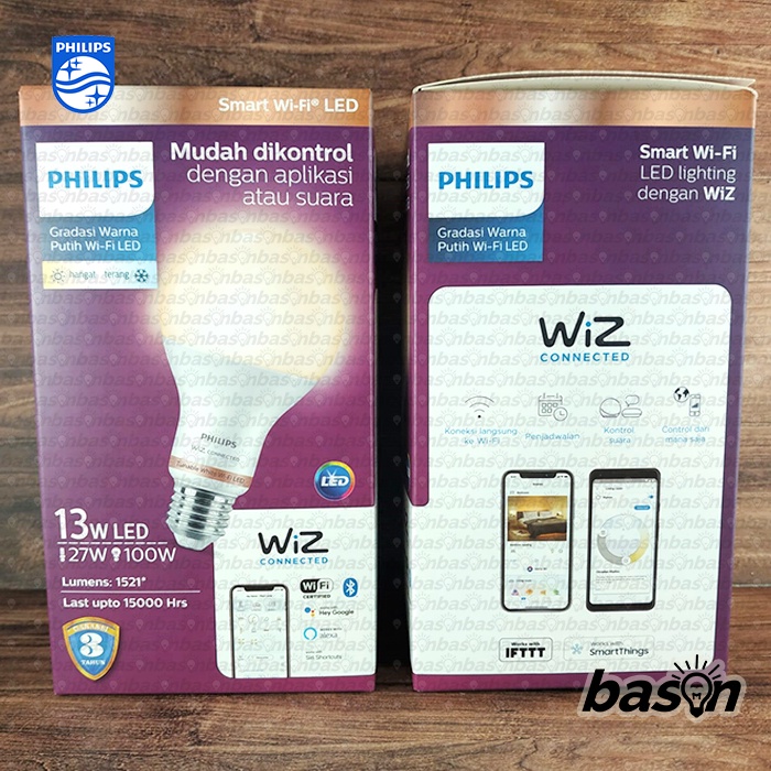 Philips Lampu Smart WiFi LED 13W With Bluetooth - Tunable White