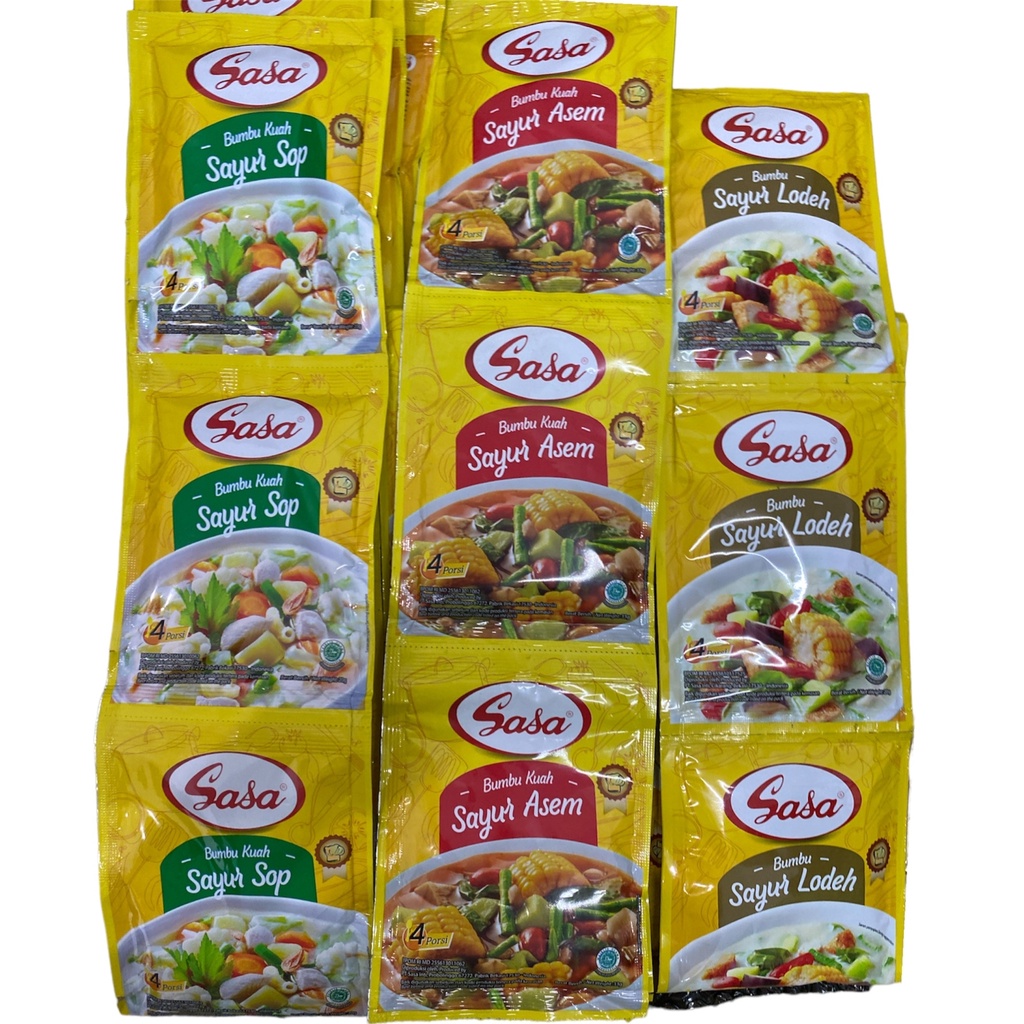 Sasa Bumbu Sayur Sachet Sayur Asem, Lodeh, Sop 20gr