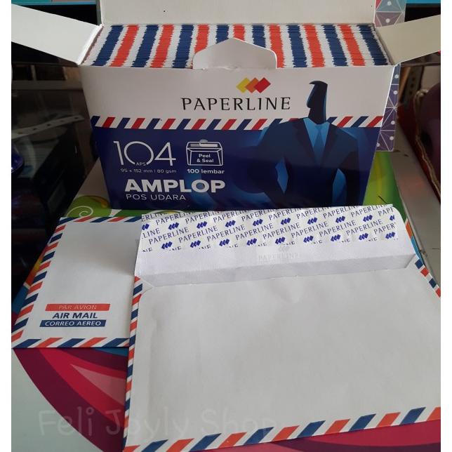 

AMPLOP 104 AIRMAIL PAPERLINE 80 GSM SURAT THR LEBARAN GAJI .