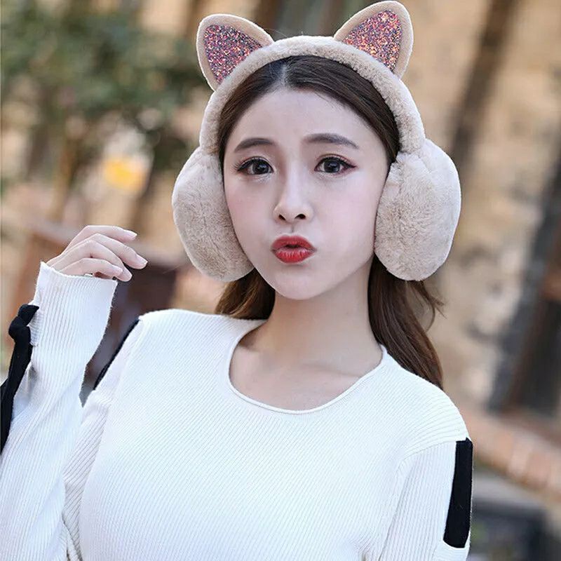 Penutup Telinga Earmuff Ear Muff Model Telinga kucing