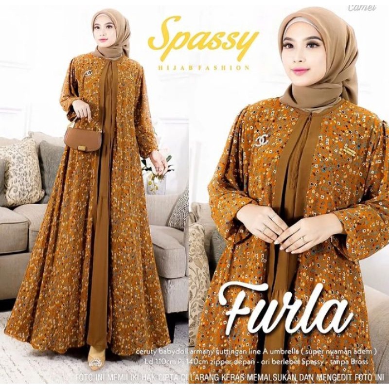 [ Ready ] Furla set by Spassy warna camel