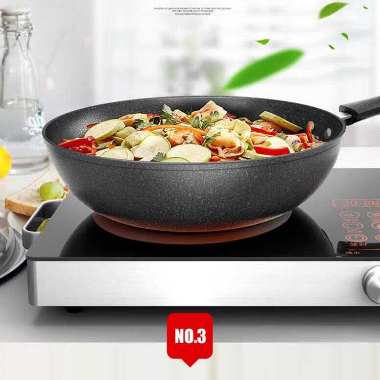 (BISA COD) FTIHSHP COOKKIT Panci Masak Wok Nonstick Frying Pan 32cm - KC0411