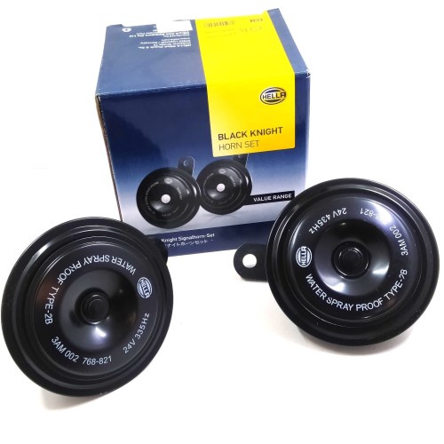 Klakson Hella Disk Hitam 12V 24V / Klakson Hella Disc Classic Original