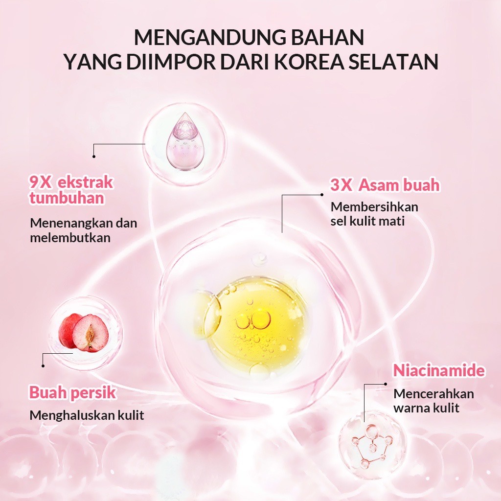 BIOAQUA Facial Exfoliating Gel / Body Exfoliating Gel / Body Scurb / Peeling Wajah / Peeling Badan