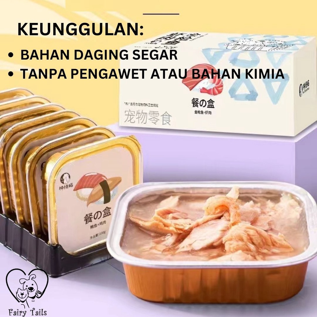 Sup Daging Makanan Basah Pouch Untuk Kucing Anabul 100 gram Makanan Utama Kuah Kaldu Ekstrak Konsentrat Daging Murni / Meat Soup for Cat