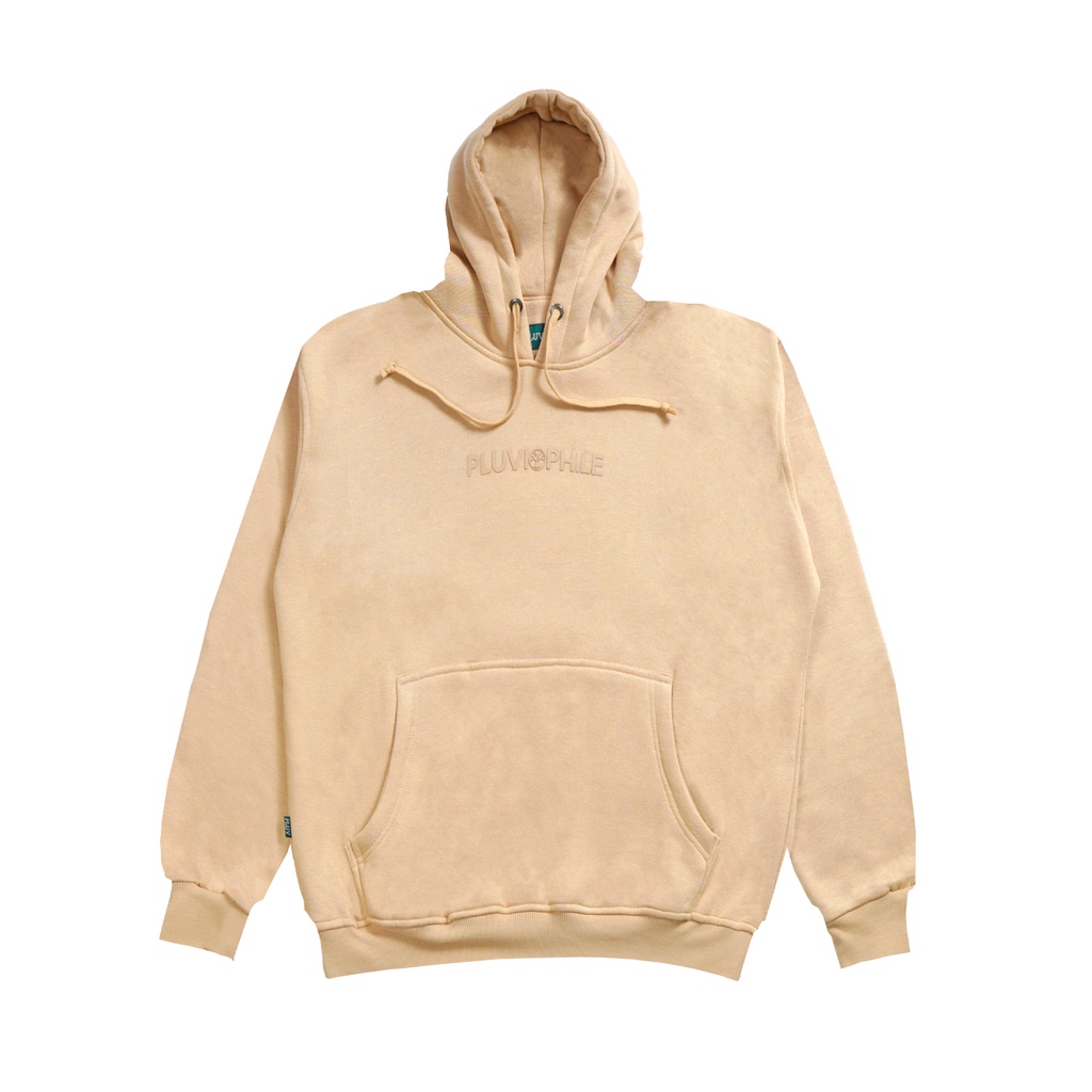 Pluviophile - Hoodie High Density logo Beige