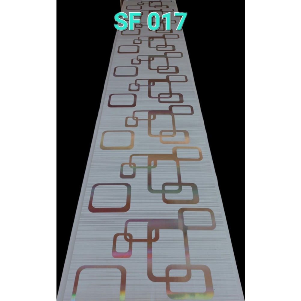 Plafon PVC KB 2036 / SF-017 Motif Hologram Kotak