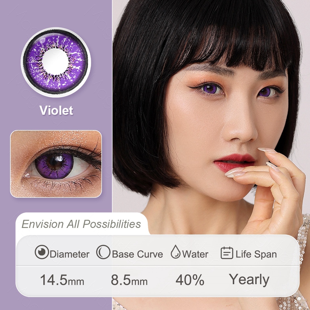 [✅COD] Magister Softlens Mata Normal Softlens Cosplay Karakter Warna Sepasang lensa kontak berwarna softlen big eyes Halloween soflens murah DIA 14.5MM