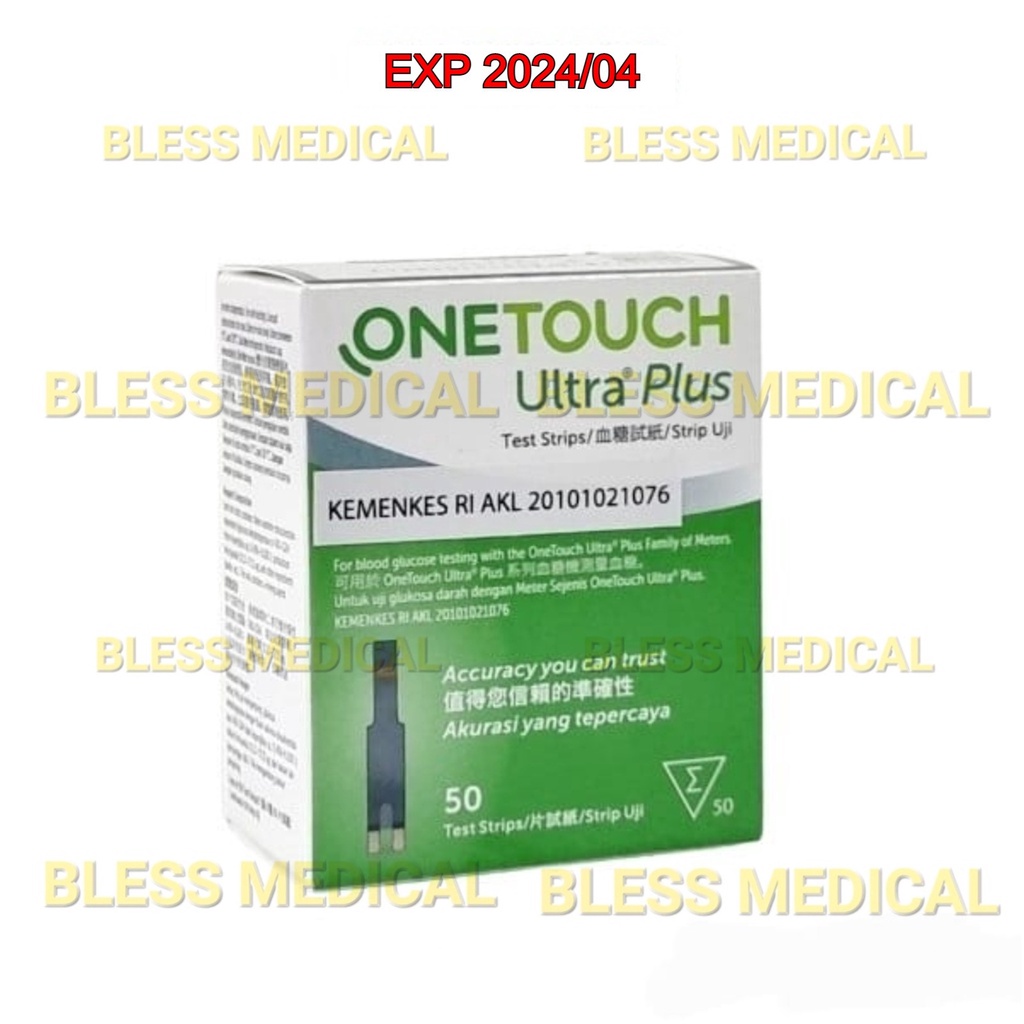 Strip Onetouch Ultraplus 50 test / Strip One Touch Ultra Plus isi 50