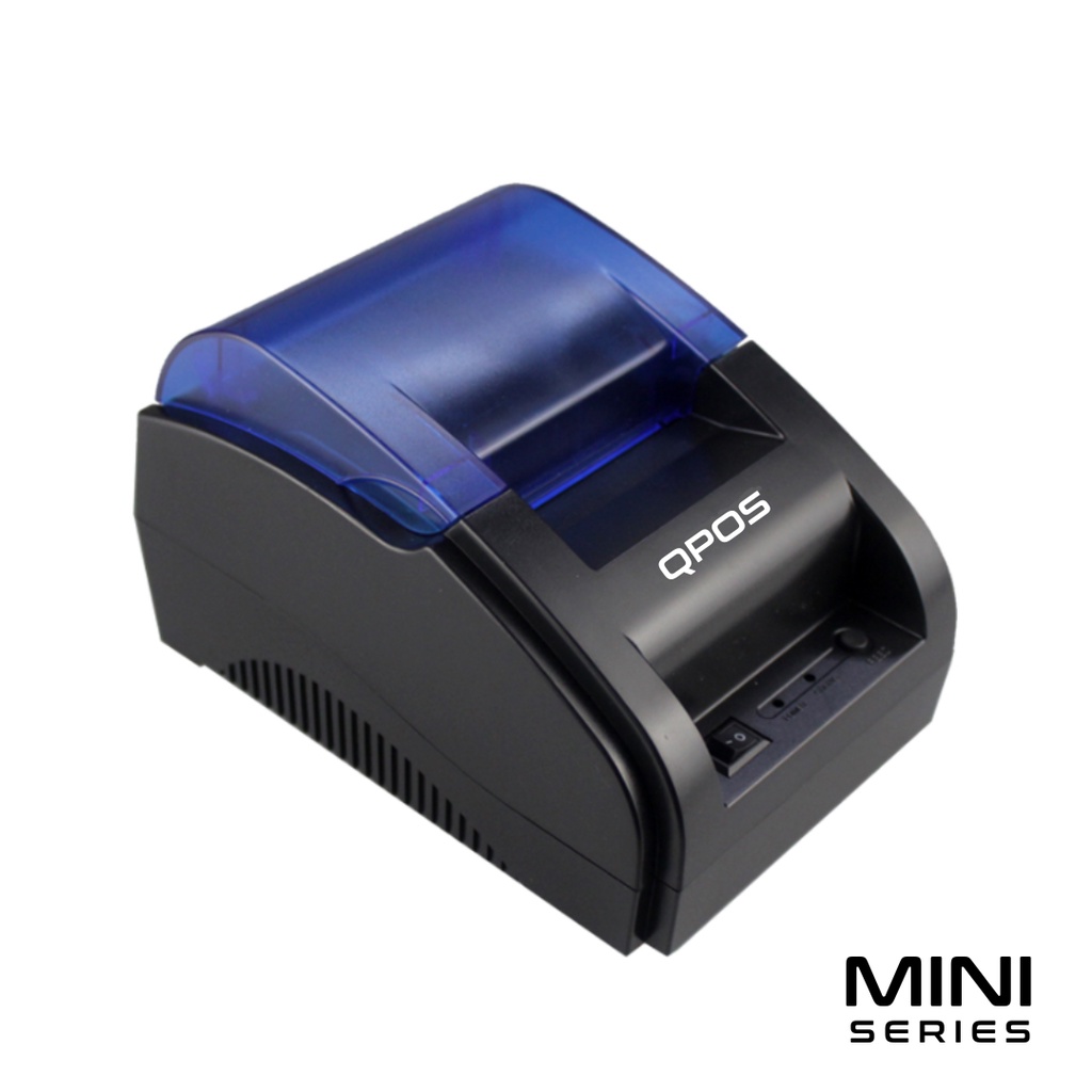 Printer Mini Thermal QPOS 58mm EPM58UB - USB BLUETOOTH Cetak Struk Kasir