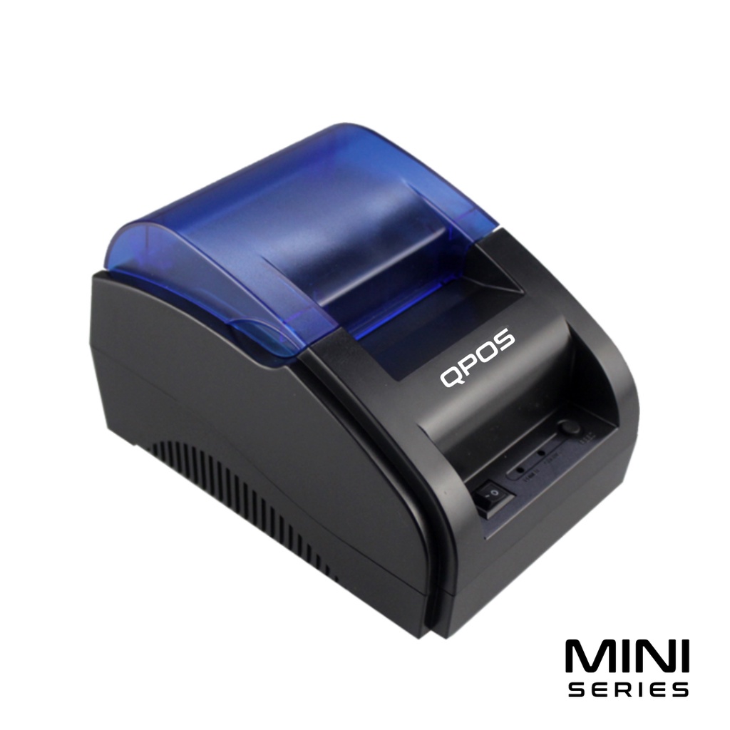 Printer Mini Thermal QPOS 58mm EPM58UB - USB BLUETOOTH Free Kertas 1 Roll