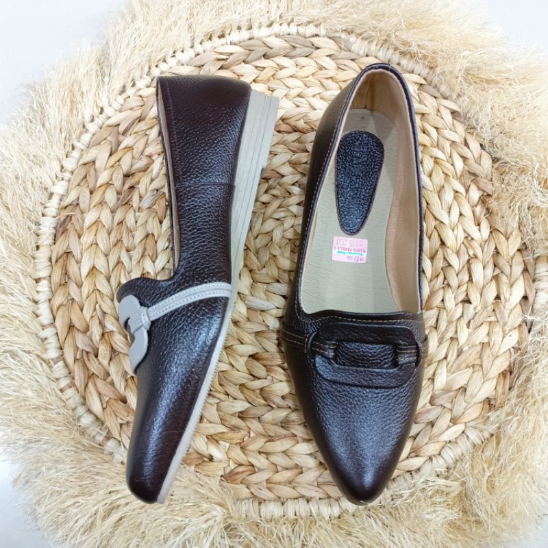 Flatshoes Wanita Kulit Sapi Asli • Karya Pahala 3 •