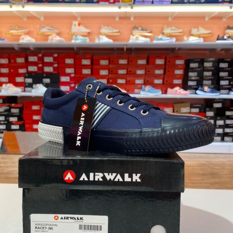 Sepatu Airwalk Racey Navy and Black Men's Shoes Original