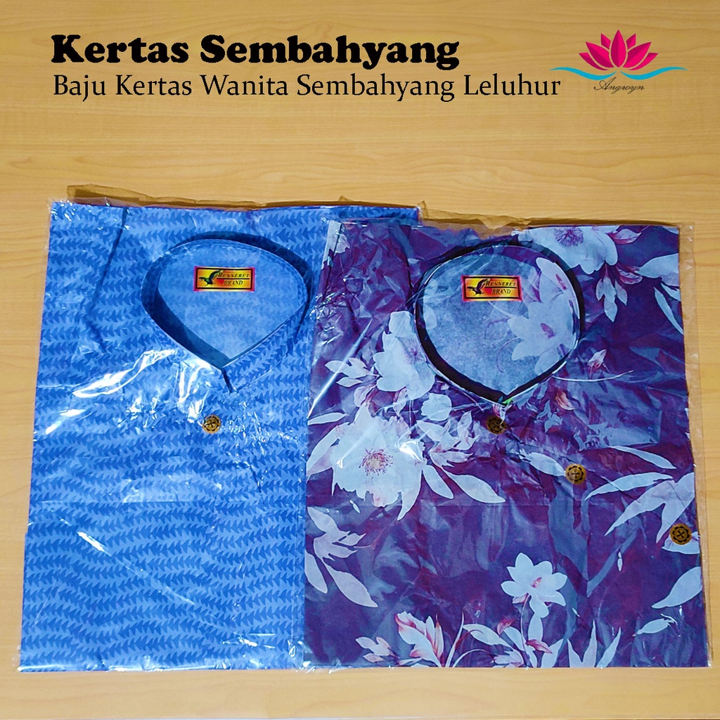 Baju Kertas Sembahyang Wanita OPP / Cheng Beng / Leluhur