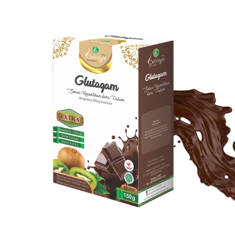 ✅ORIGINAL Collagen Drink CHOCOLATE Minuman Pemutih Badan Cepat Permanen | Suplemen Pemutih Kulit | S
