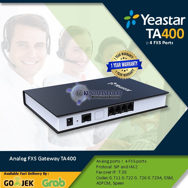 Jual Yeastar Neogate TA400 FXS Gateway [4FXS] | Shopee Indonesia