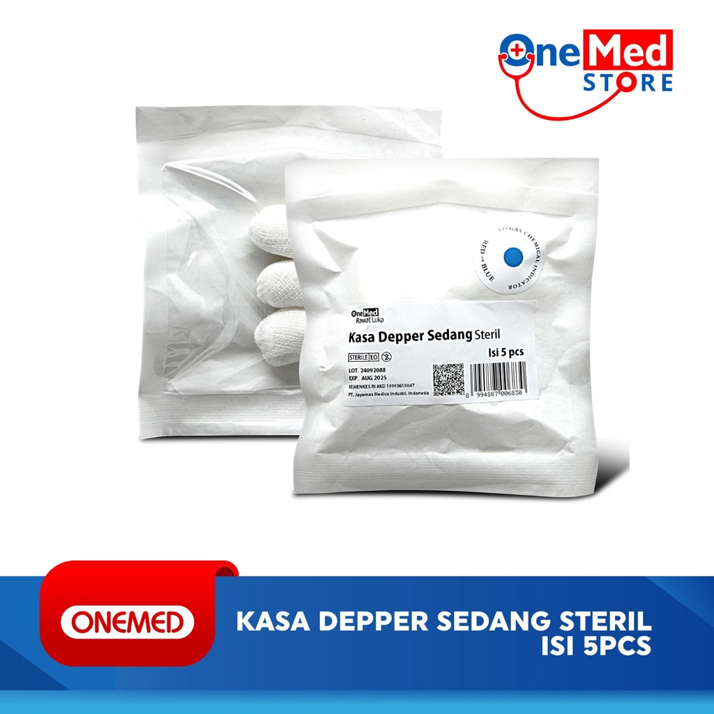 Kasa Depper Sedang Steril OneMed Pak Isi 5Pcs OJ2