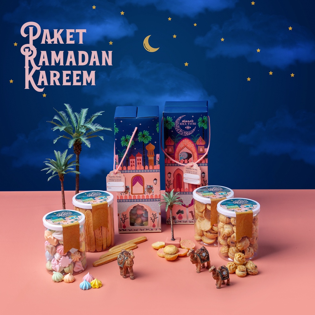 Bundling Hampers Macaron Kue Kering Ramadhan Kareem