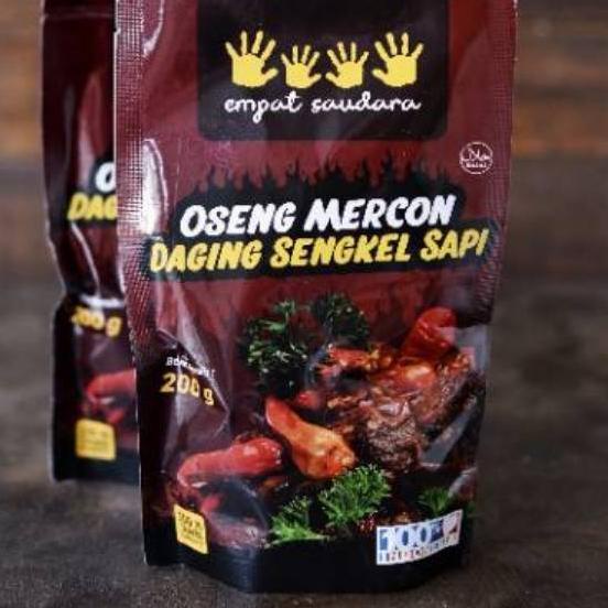 

✈ Oseng Mercon Sengkel Sapi 200gr (SANGAT PEDAS) ✥