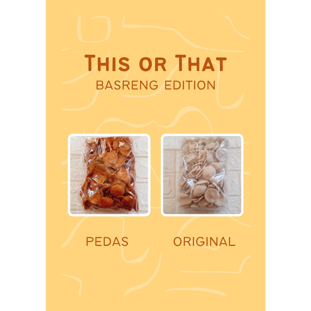 

BASRENG / BAKSO GORENG RASA PEDAS DAN ORIGINAL KEMASAN 270 GRAM/ BUNGKUS