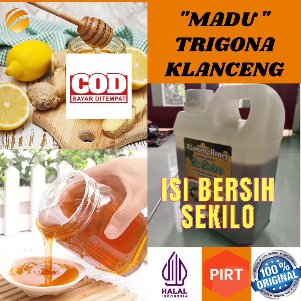 

Madu Terlaris lebah klanceng 1000 gram original termurah terlaris halal pirt bergaransi madu kesehatan