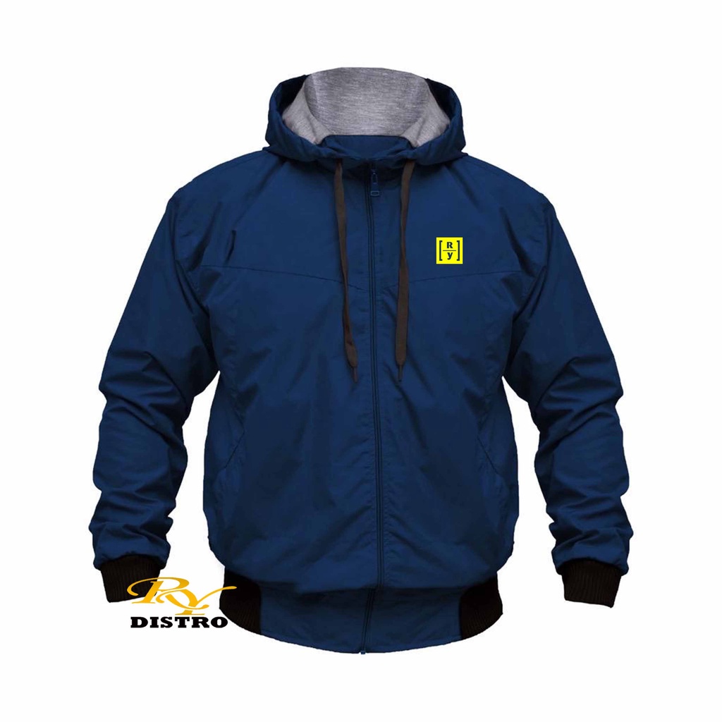 Starlight Distro - Jaket Bomber Parasut Motif Luar Dalam Keren Jaket Bomber Waterproof  Ry Yellow