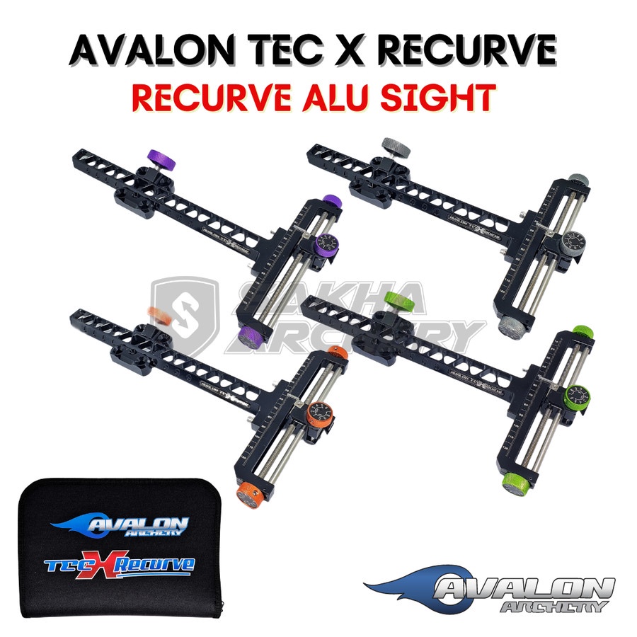 Fisir Avalon Tec X Recurve Sight Alumunium - Visir Busur Recurve