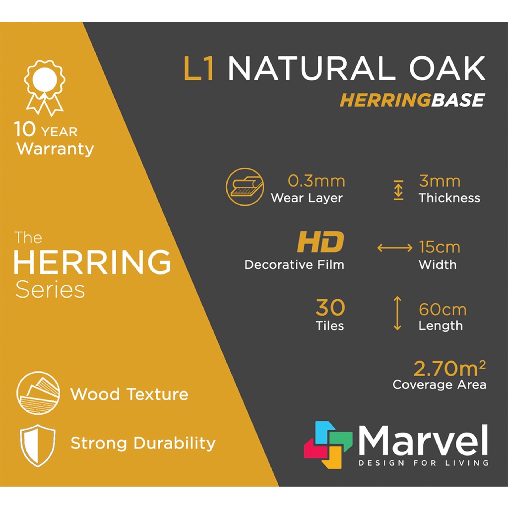 Lantai Vinyl Herringbone Murah Berkualitas | VINYL MARVEL HERRINGBASE