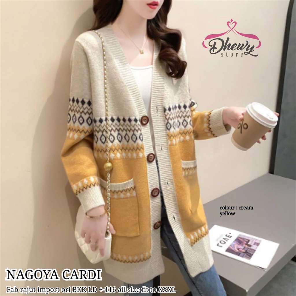 CARDIGAN WANITA JUMBO / CARDIGAN RAJUT IMPORT TERBARU
