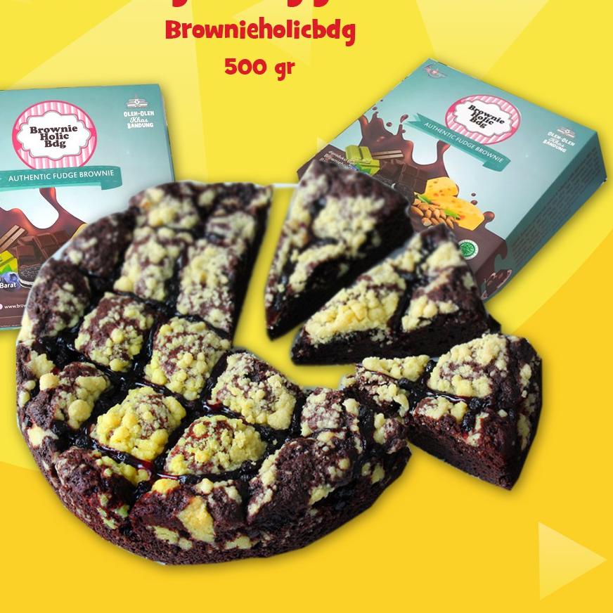 

✨MEN SALE✨ Fudgy Brownies Blueberry fudge brownie Brownieholicbdg Bandung gas !!