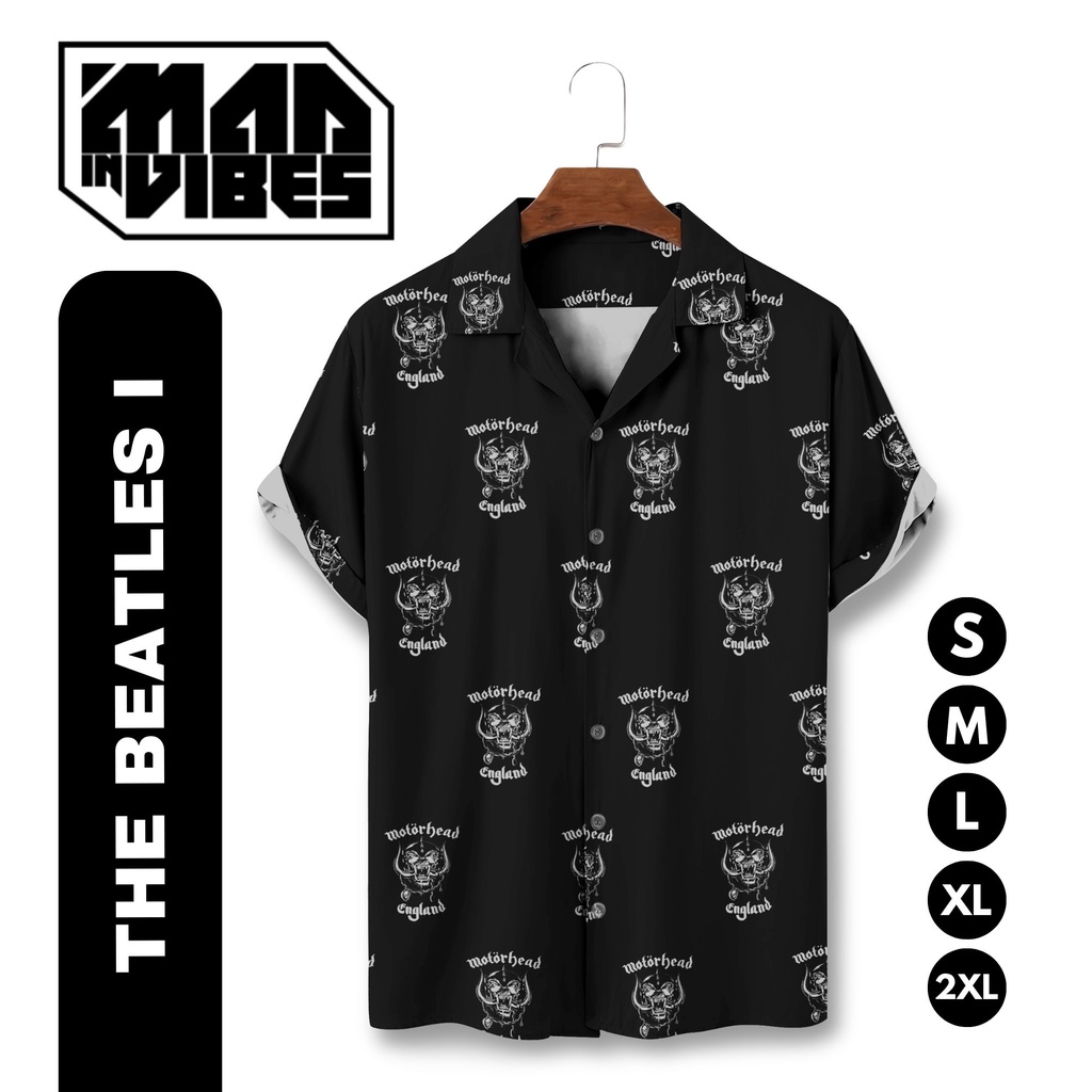 Kemeja Kasual  Fullprinting Band Series Motorhead