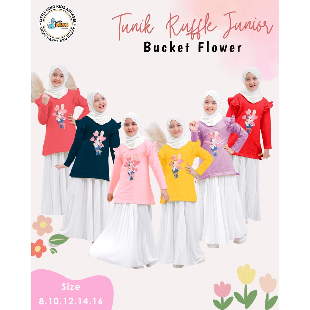 BAJU ATASAN TUNIK KAOS ANAK PEREMPUAN