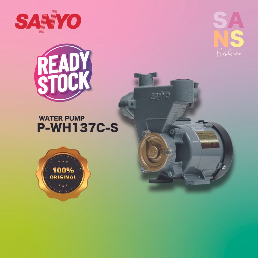 Sanyo Pompa Air Water Pump P-WH137C-S Original