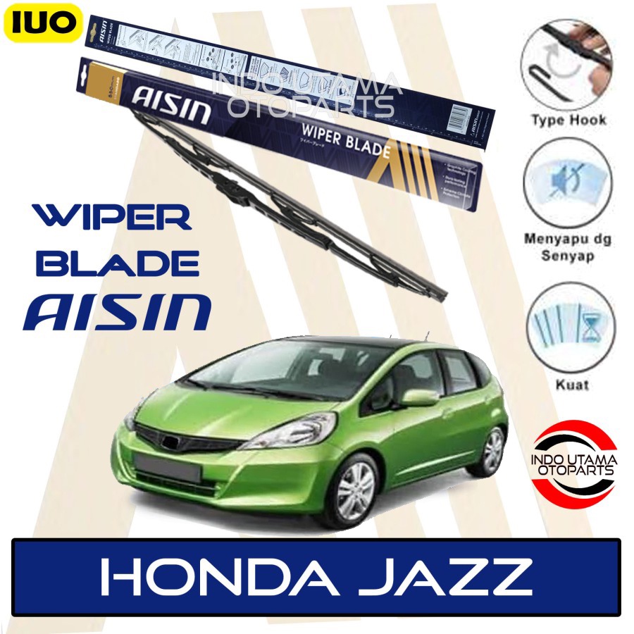 Wiper Mobil Honda Jazz AISIN Sepasang 16-24&quot; ORIGINAL