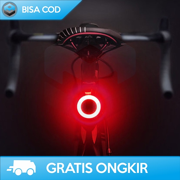 LAMPU BELAKANG SEPEDA LED RECHARGEABLE 5 MODE BY ZACRO TAHAN AIR ZH097