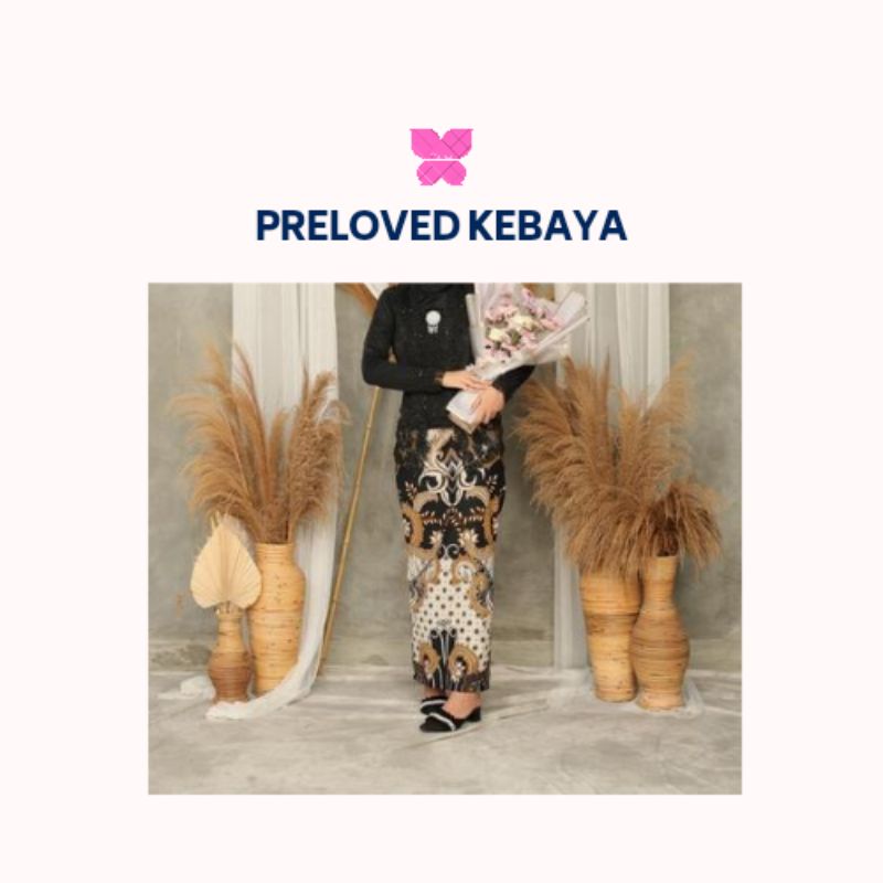 Preloved Rok Batik Bawahan Kebaya, Sandal Sepatu, Sekar Kedhaton, Kamisol Hijab, Kebaya Wisuda.