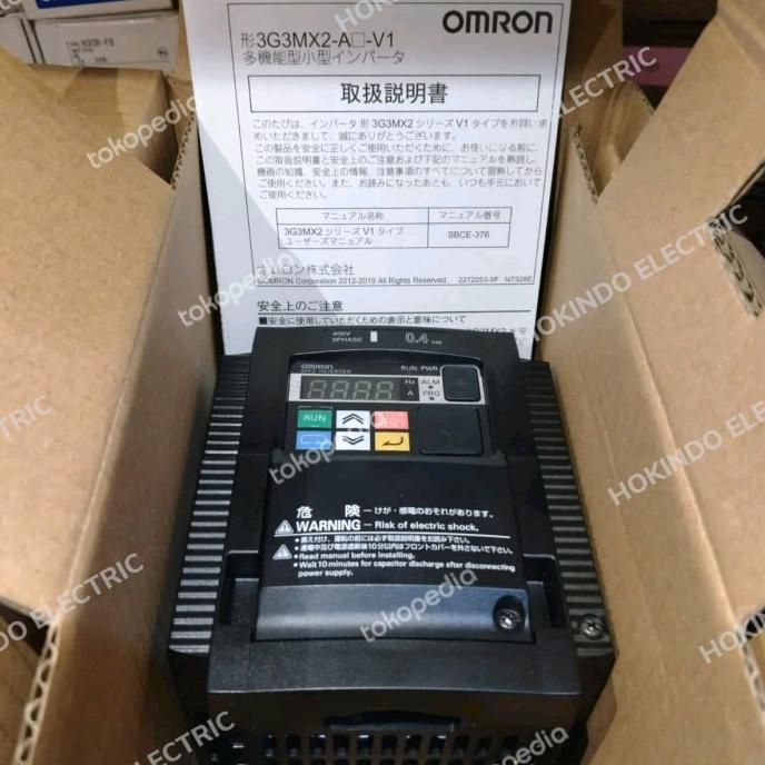 Inverter Omron 3G3Mx2-A4004-V1 0.4Kw 0,4Kw 3Phase 380-480V Omron Ori Debezzz