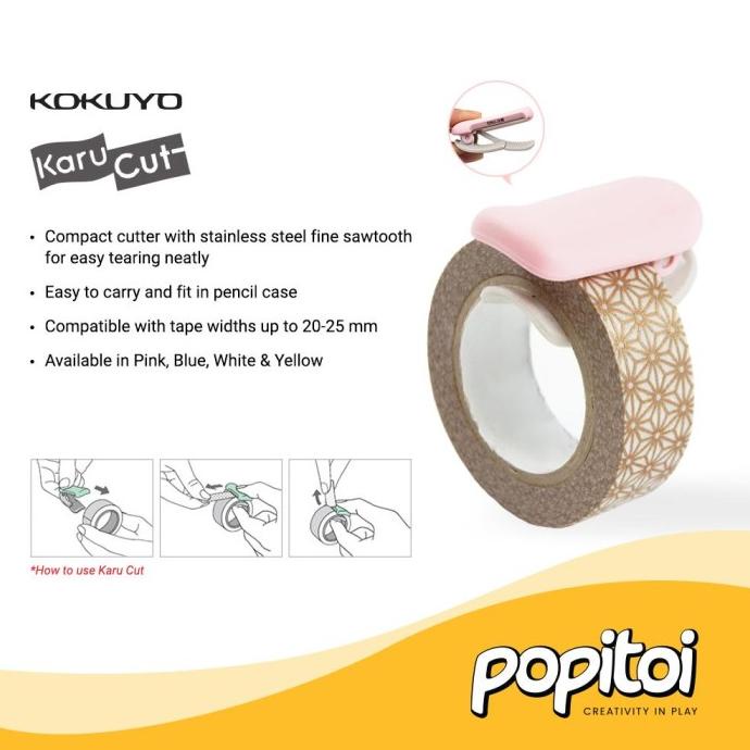 

KOKUYO Karu Cut Washi Tape Cutter PROMO