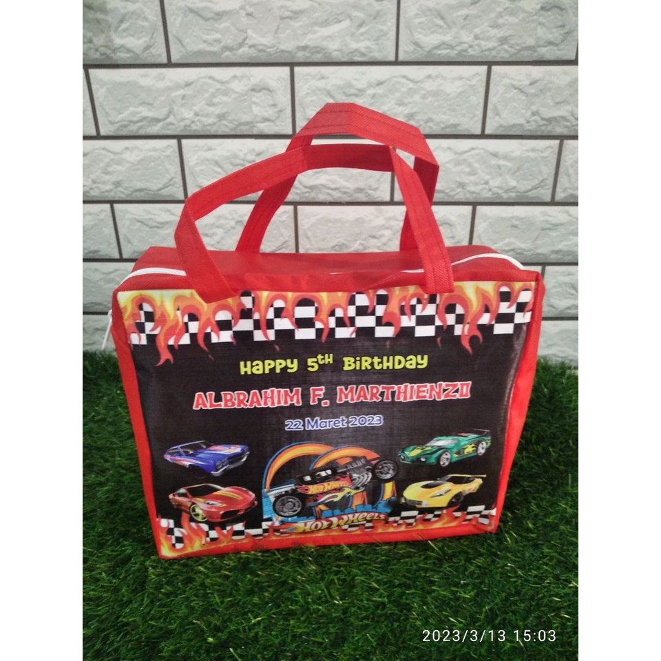 

Tas souvenir resleting UK. 40X15X30