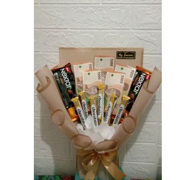 

buket Snack dan uang