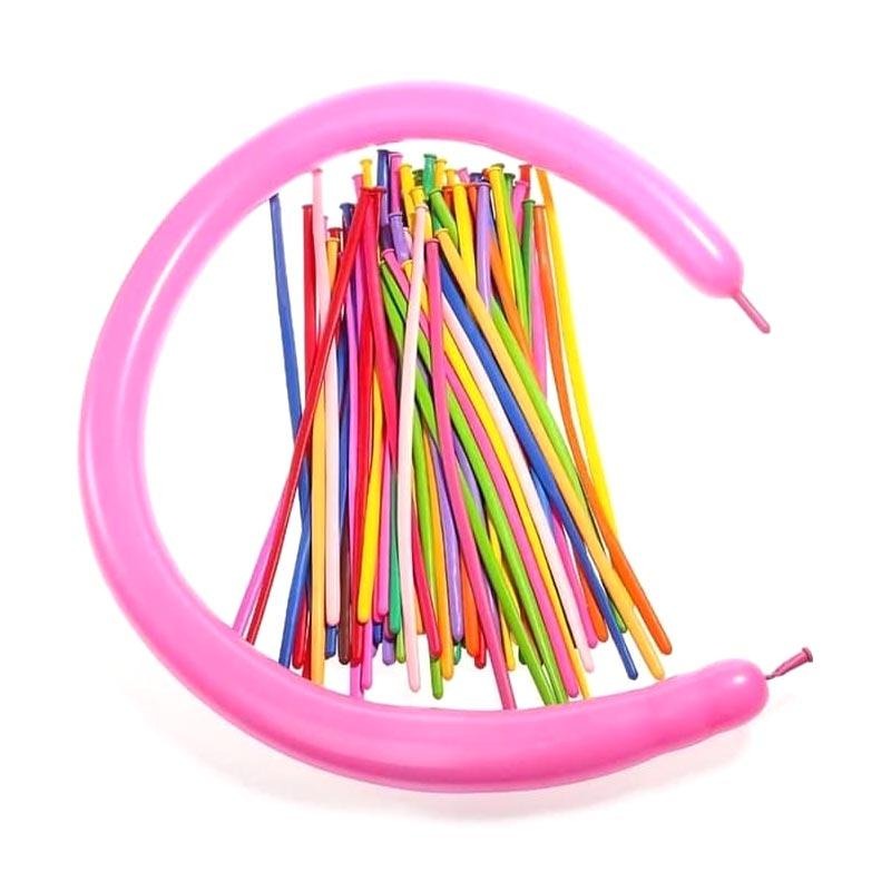 BALON PANJANG BALON TWIST WARNA METALIK