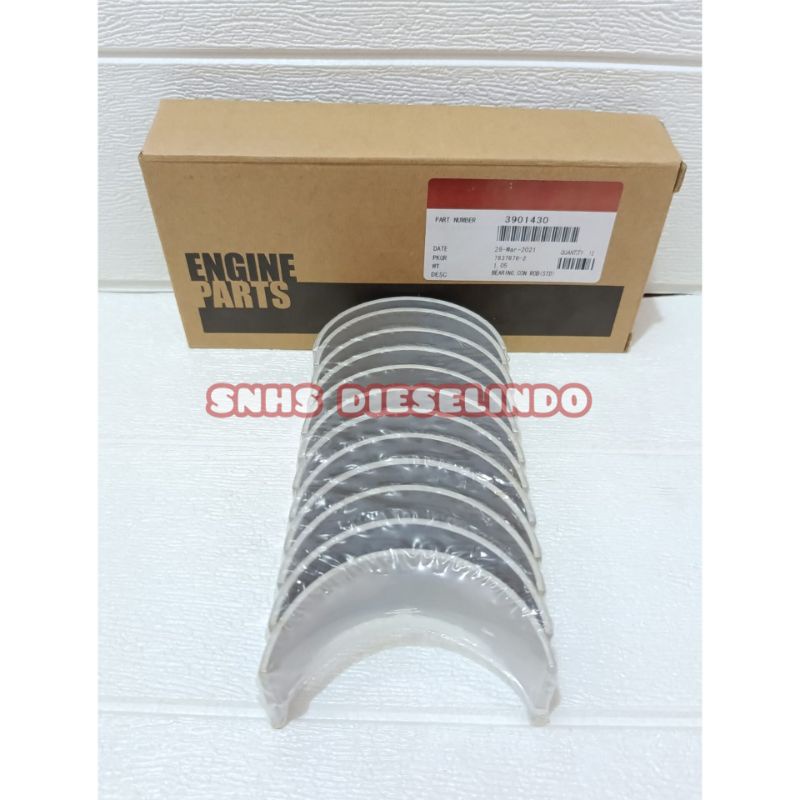 Metal Jalan Komatsu PC300-8 PC300-8M0 Conrod Bearing Cummins 3901430