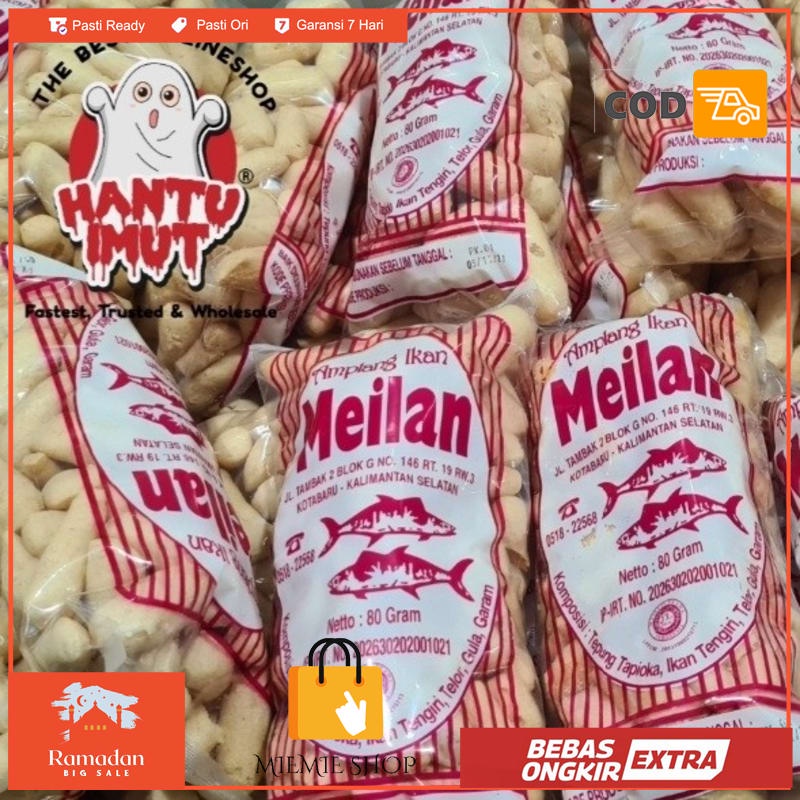 

Kerupuk Amplang Meilan Kuku Macan Tenggiri - Lonjong