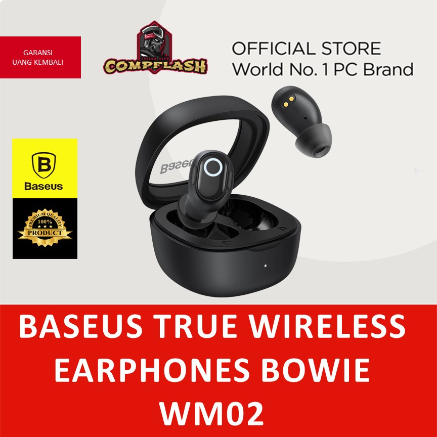 BASEUS TRUE WIRELESS EARPHONES BOWIE WM02