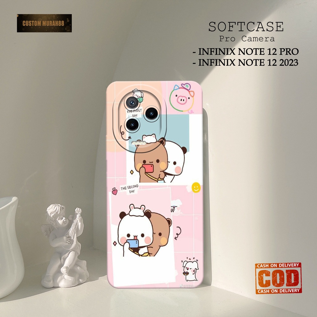 Soft case Hp Infinix Note 12 2023 / Infinix Note 12 Pro Terbaru - Fashion Case KARTUN LUCU - Cassing