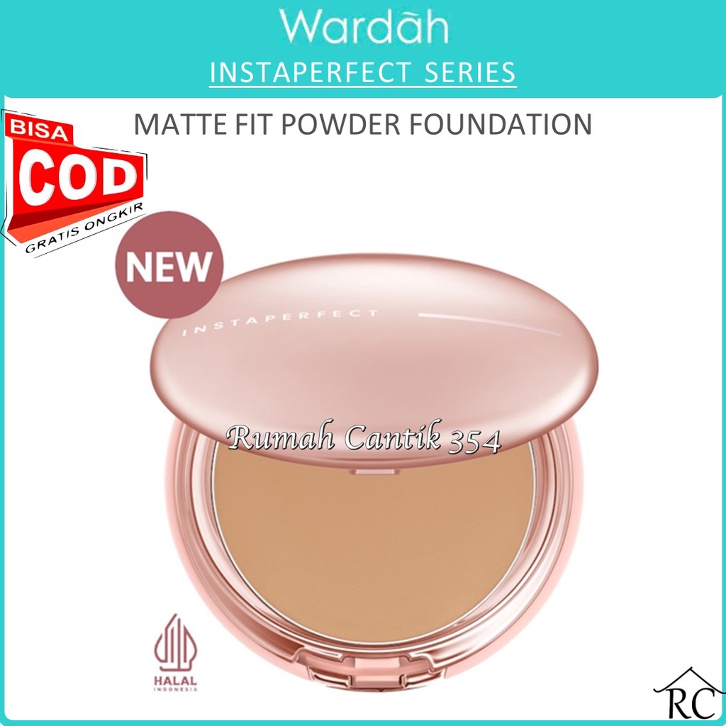 Wardah Instaperfect MATTE FIT Powder Foundation 13 g - Bedak